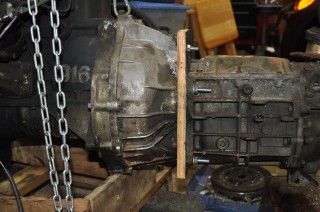Engine/Bell/Tranny together for first time, side view