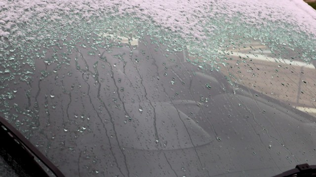 wet windshield